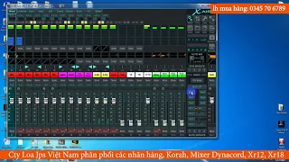 Hướng dẫn setup, sử dụng mixer behringer XR12, XR18 cơ bản