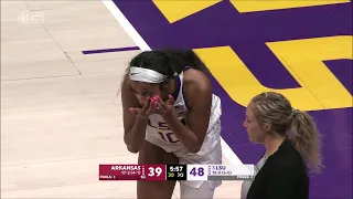 Angel Reese Loses Contact Lens After Hitting Bucket & Calling Defender Too Small In Weird Sequence 😂