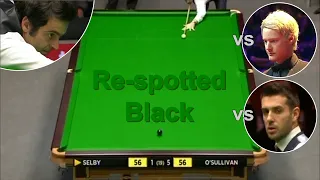 Ronnie O'Sullivan vs Selby and Robertson | Re-Spotted Black