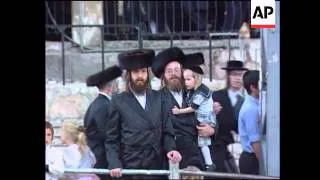 Israel - Ultra Orthodox Jews Clash With Police