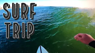 Surf trip and hot springs adventures in Pismo Beach (POV SURF RAW)