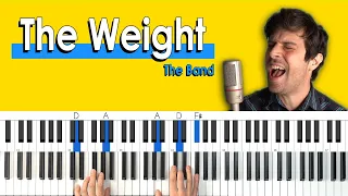 How To Play “The Weight” by The Band [Piano Tutorial/Chords for Singing]