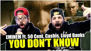 ONLY LEGENDS KNOW!! Eminem - You Don't Know ft. 50 Cent, Cashis, Lloyd Banks | REACTION!!