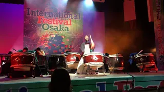 Japan Drum Team in Osaka International Festival 3