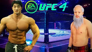 UFC4 Old Bruce Lee vs Chul Soon EA Sports UFC 4