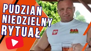 Niedzielny rytuał u Pudziana: browarek i obiadek, a jak u was?