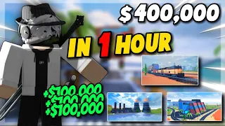The Best Grinding Method In Roblox Jailbreak 2023 | How To Grind Over 400,000$ In One Hour!