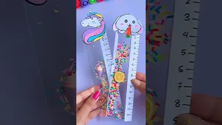 DIY paper Ruler 📏 handmade paper Ruler #shorts #tonniartandcraft #youtubeshorts #art