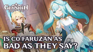 C6 Faruzan was not what I expected... Genshin Character Review!