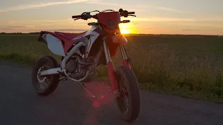 CRF450L supermoto ride