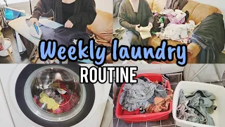 WASH DRY FOLD WITH ME/RELAXING LAUNDRY DAY MOTIVATION
