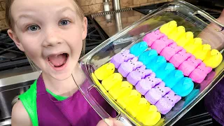 How to Make Yummy Peeps Marshmallow Easter Treats!!!
