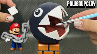 Making Chain Chomp from Super Mario | Polymer Clay