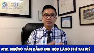 #112. Những tấm bằng Đại Học lãng phí tại Mỹ