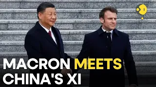 Macron China visit: Chinese President Xi Jinping and France's Macron meet with delegations | WION