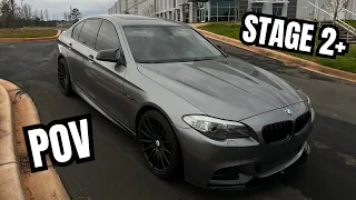 TUNED BMW F10 POV DRIVE *STRAIGHT PIPED*