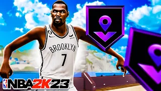 KEVIN DURANT BUILD + HOF SPACE CREATOR BADGE is GAME-BREAKING (NBA 2K23)