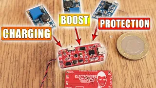 Battery Charger & Protection & Boost 5V or 12V