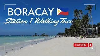 BORACAY ISLAND Station 1 Full Walking Tour | White Sand Beach Hotels & Restaurants | Jeo and Johi