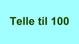 Norwegian numbers - Count to 100 song - 1-100