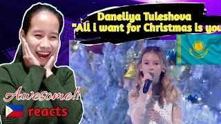 Daneliya Tuleshova - All I want for Christmas is you ( Mariah Carey's cover) || Reaction 🇵🇭