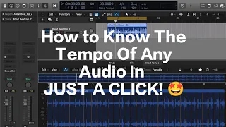 How To Know The Tempo Of Any Audio File In Logic Pro X | Quick Tip 04 | Learn Music Academy