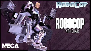 NECA RoboCop Ultimate Battle-Damaged RoboCop with Chair @TheReviewSpot