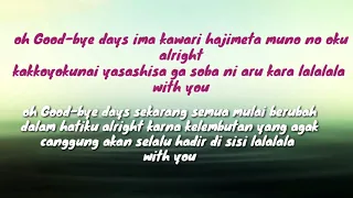 lirik dan terjemahan indo-YUI-goodbye days