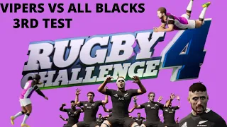 Rugby Challenge 4 Guru Vipers vs All Blacks 3rd and Final Test!!!