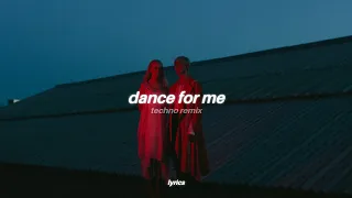 Sonny Wern - Dance For Me (lyrics) Techno remix | 1,2,3