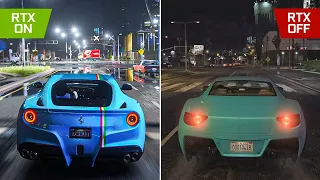 GTA V: 2013 vs 2021 - RTX™ 3090 Ray-Tracing Graphics Mod Comparison! - Ultra Realistic Gameplay [4K]