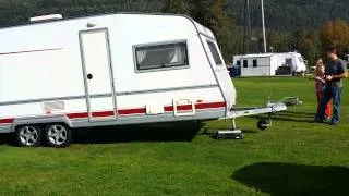 Camper Trolley ct2500 in action on gras.