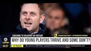 Darragh talks about young footballers + aftercare (via TalkSPORT: White & Jordan)