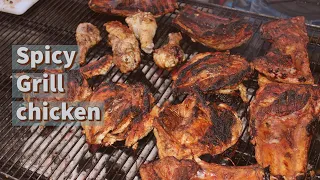 How to make Restaurant style grilled chicken at home | bbq style grill chicken