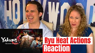 Yakuza 6 Ryu All Heat Actions Reaction