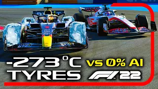 Can You Beat 0% AI with -273°C 'ICE' TYRES on the F1 22 Game?!