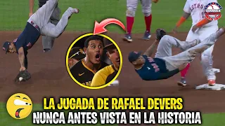 El día que RAFAEL DEVERS HIZO una JUGADA NUNCA ANTES VISTA en TODA la HISTORIA | MLB