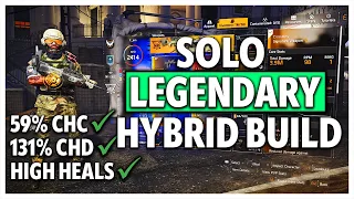 Hybrid Heals - Weapon Damage Solo Legendary Build - The Division Season 11!