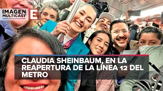 Reabren la Línea 12 del Metro; garantizan seguridad