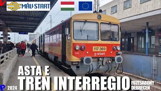 Fuzesabony - Debrecen | Calatorie cu Malaxa moderna ca si tren Interregio in Ungaria