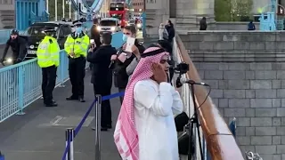 Historic Adhan (Muslim call to prayer) England at London's Tower Bridge #shafa_channel