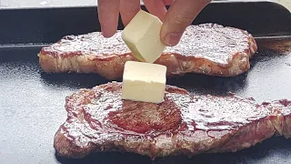 How I Make Steak on the Griddle