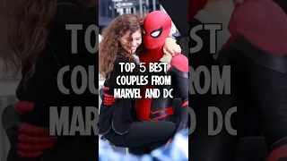 Top 5 best couples in marvel and dc #marvel #dc #shorts