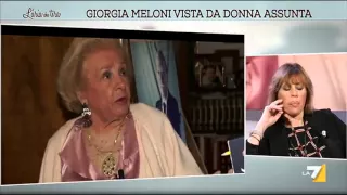 Giorgia Meloni vista da Donna Assunta