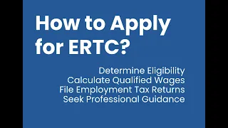 How to apply for the employee retention tax credit ERTC