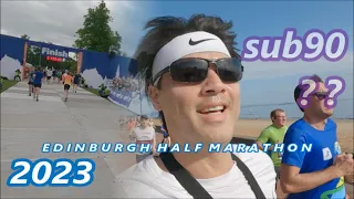 Edinburgh Half Marathon 2023 Race Vlog