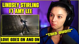 First Time Reaction to Lindsey Stirling - Love Goes On and On ft. Amy Lee