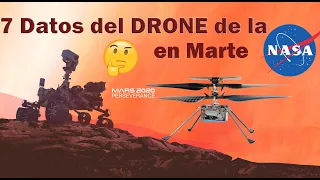 7 DATOS DEL DRONE DE LA NASA EN MARTE 2021 en ESPAÑOL
