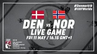 Denmark - Norway | Full Game | 2018 IIHF Ice Hockey World Championship