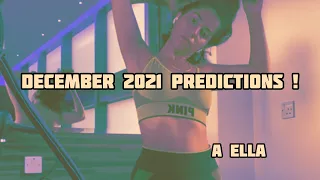 December 2021 predictions ! - pick a Card